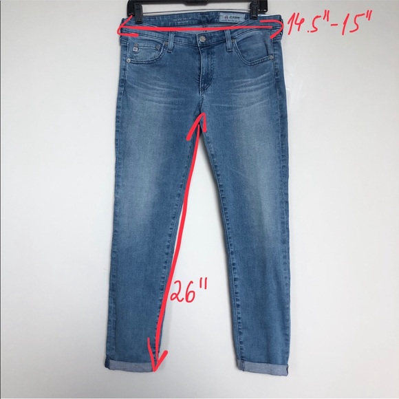 AG the stilt toll up jeans womens medium wash - Picture 5 of 5